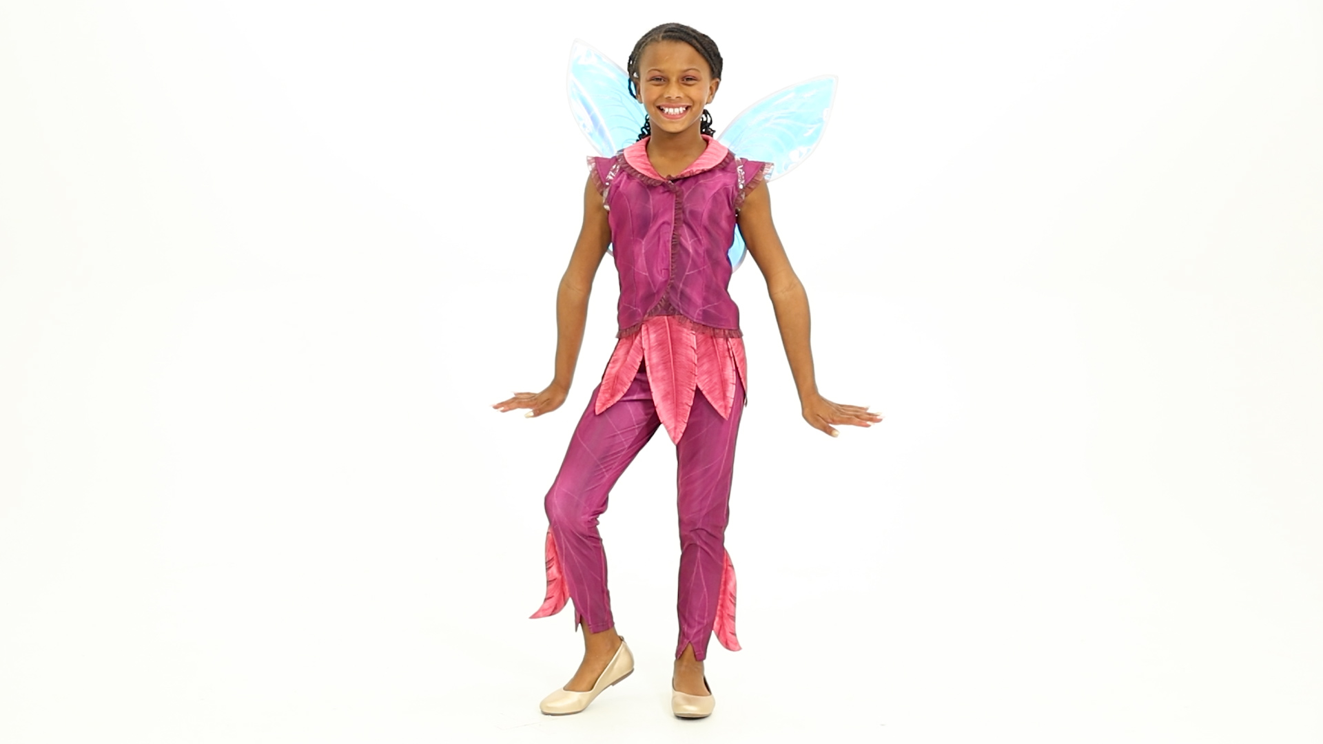 Transform into your favorite fairy this Halloween with our exclusive Kid's Disney Fairies Vidia Costume. Feel like you're soaring through Pixie Hollow in this enchanting outfit.